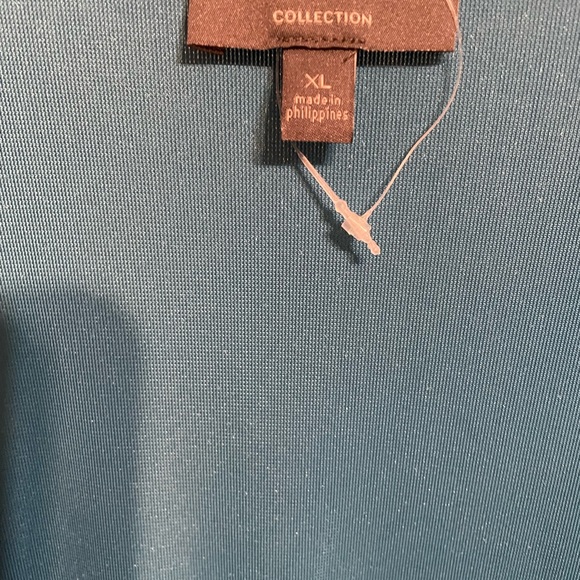 Vintage Velvet V Neck Long Sleeve Blouse - XL - Picture 6 of 6